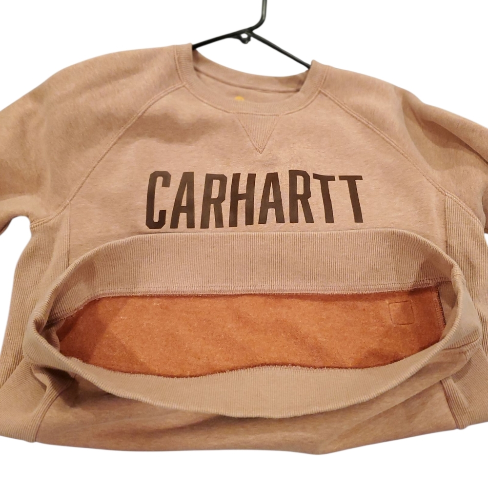 Carhartt Fleece Lined Sweatshirt Size Large
